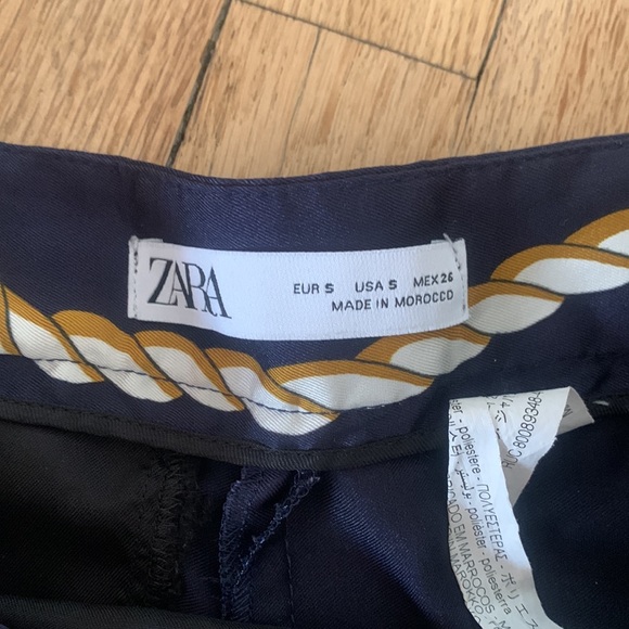 ZARA knot print culottes size small - Picture 2 of 3